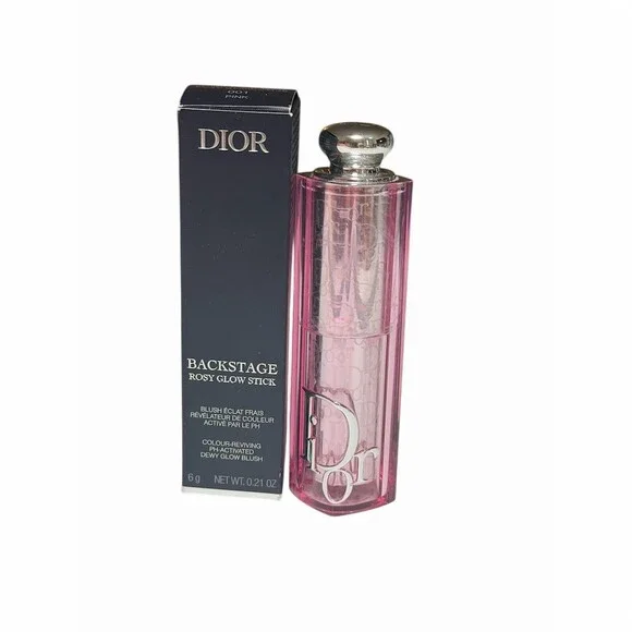 Dior Backstage Rosy Glow Stick Blush 001 Pink pH-Activated Dewy Glow - Picture 4 of 9